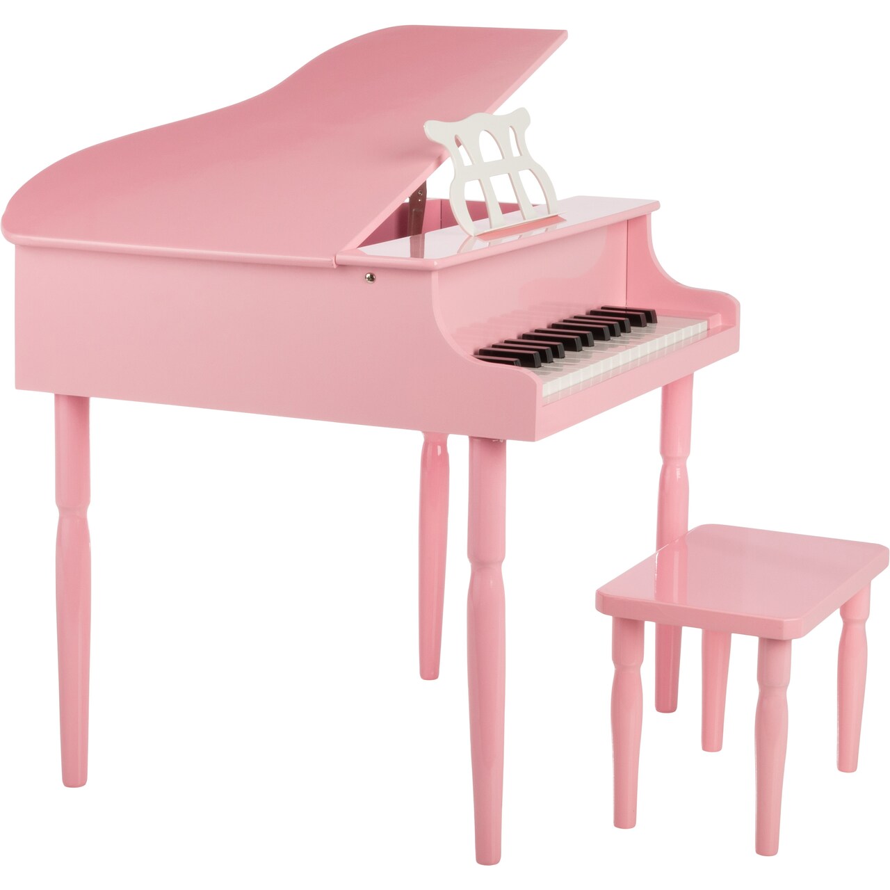 Hey Play Kids Piano 30 Keys With Bench Music Stand Song Book For Ages 3+